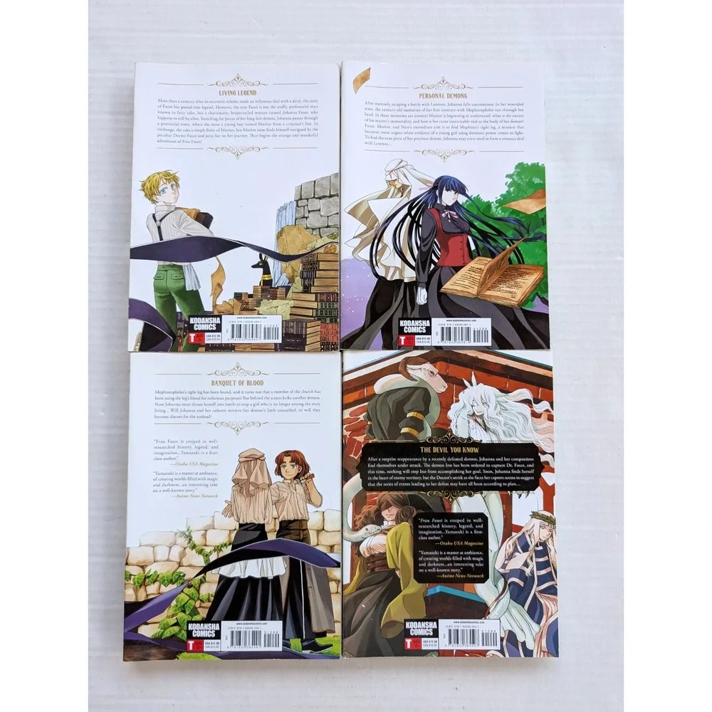 Frau Faust Manga‎ Vol 1 2 3 4 English Kore Yamazaki 1st Printings